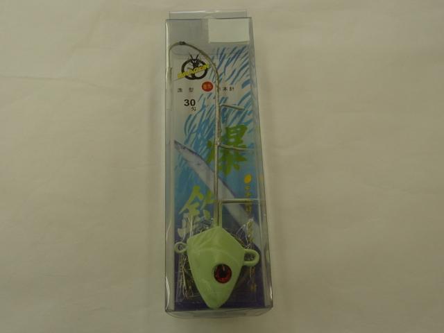 タチウオ夜光1本針30匁