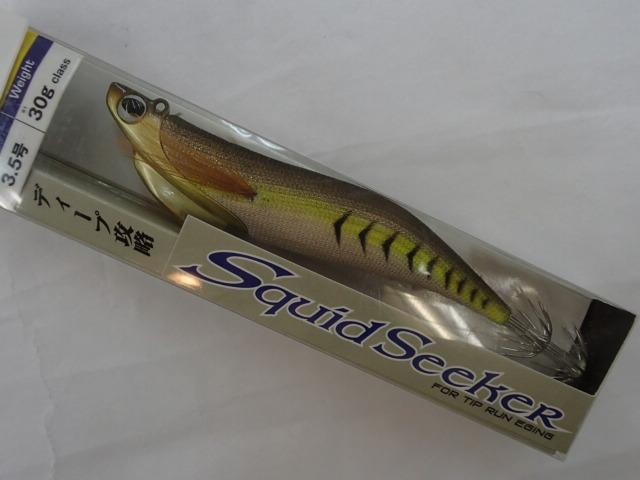 スクイッドシーカー30g#03オリーブアジ/金テープ