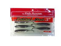 フラッシュJシャッド3"#25レイクワカサギ/シルバー