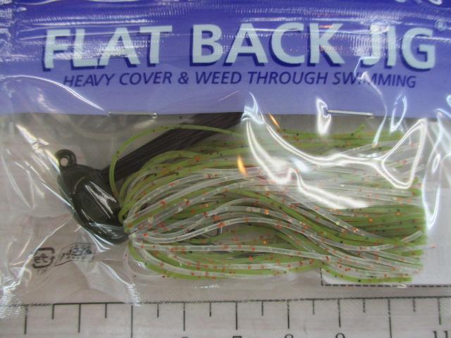 フラットバックジグ3/8oz#21ウィードシュリンプ