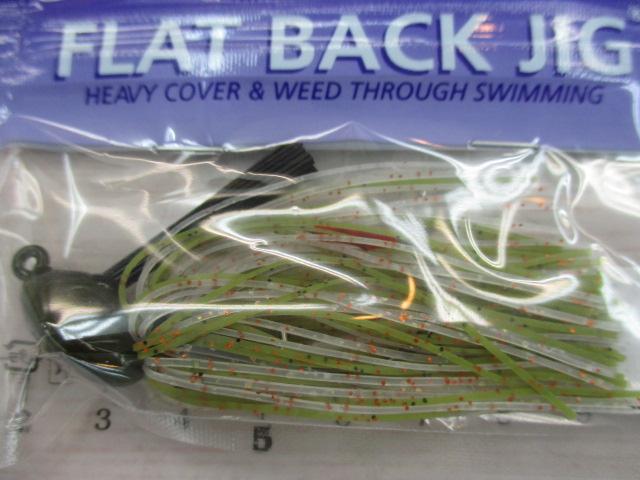 フラットバックジグ1/2oz#21ウィードシュリンプ