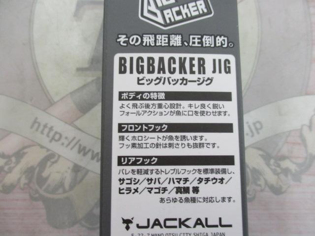 ビッグバッカージグ30gピンクバック/ボーダーホロ