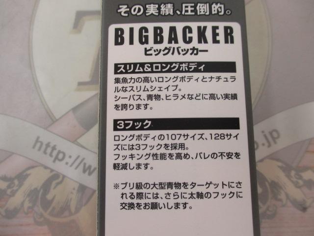 ビッグバッカー128イワシ/ボーダーホロ
