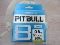 ピットブル8/200mライムグリーン0.6号PL-M68R