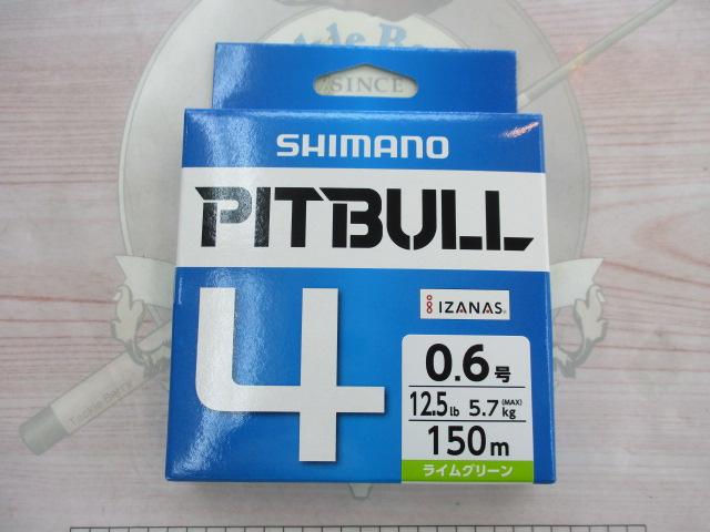 ピットブル4/150mライムグリーン0.6号PL-M54R