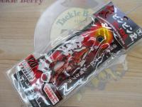 鉛式ビンビン玉スライド120g#F227オレンジゴールド/シマオレカーリーT+