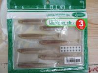 ライアミノー3小魚ワーム#38ワカサギ