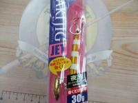 マキジグジェット30#077ゼブラレッドゴールド