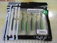 キャラメルシャッド2.6"#10グリパン/チャート