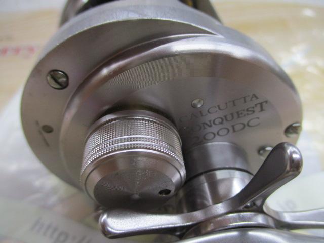 SHIMANO - 09カルカッタコンクエスト200DC 09 カルカッタコンクエスト200DC オーバーホール＜キャスト時異