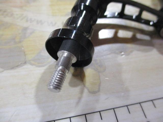 プロアームスピニング40mmMCHSP40SH-B・RKシマノブラックラウンドノブ