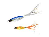 ジャックアイ豆クネクネ10g#2リアル魚鱗ピンクイワシ/蛍光ピンク