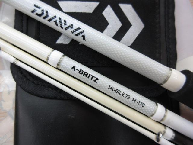 ダイワ Aブリッツ モバイル カワハギ M-170/P383M 船竿 極上美品