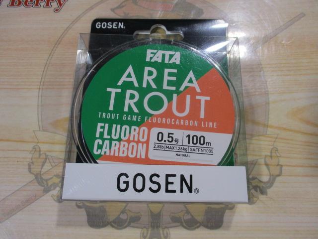 FATAエリアトラウトフロロカーボン100m2.8LB/0.5号