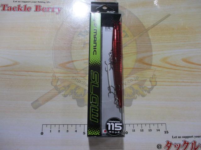 ベイルーフマニックスロー115#MCC0798メタル赤バチ