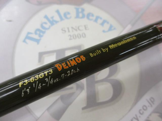 【美品】メガバス　F3-63GT3　DEIMOS　tomahawk GT3 メガバス(Megabass) デストロイヤー トマホーク F3-63GT3 DEIMOS