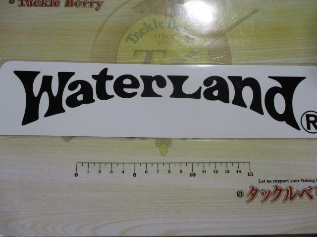 ウォーターランドステッカーロングホワイト/ブラック