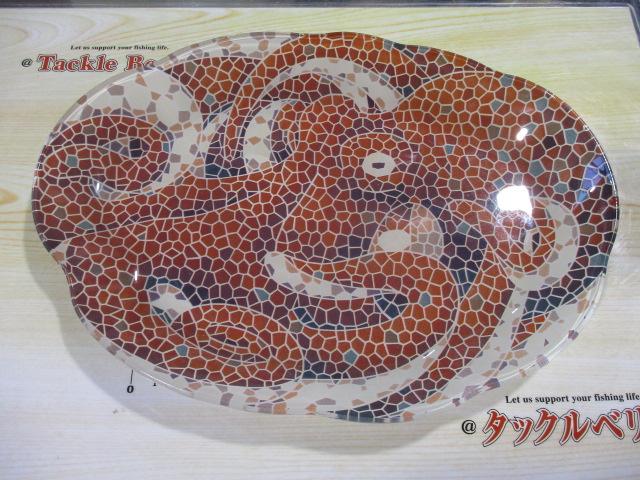 ガラスフィッシャリープレートオクトパス