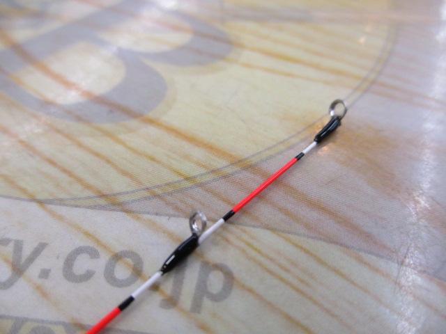 イカダ竿カスタム替え穂先カスタムKアクション4