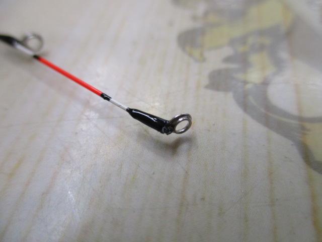 イカダ竿カスタム替え穂先カスタムKアクション4