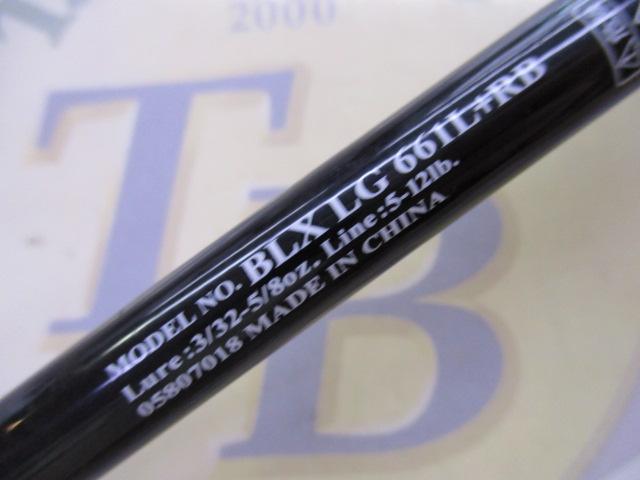 ダイワ】 19ブラックレーベル BLX LG 661ML+RB DAIWA BLACK