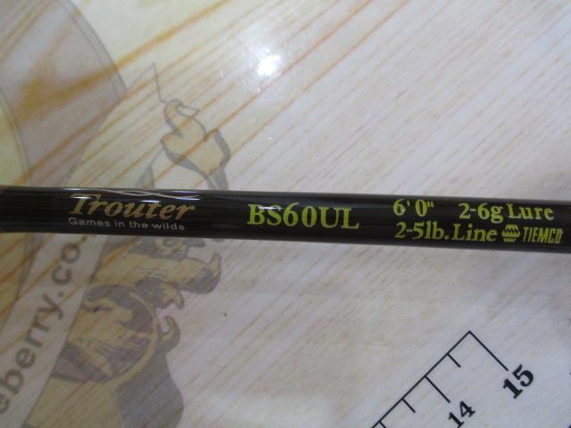 トラウター BS60UL (シャンパンゴールドシート)