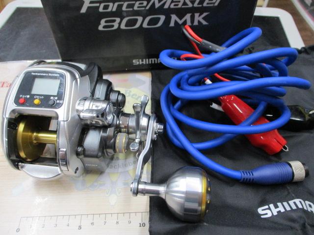 シマノ　１１　フォースマスター　８００MK（Shimano　１１　ForceMaster　８００MK）　即決 Shimano 11 Force Master Mk 800 Electric Reel Right Handle