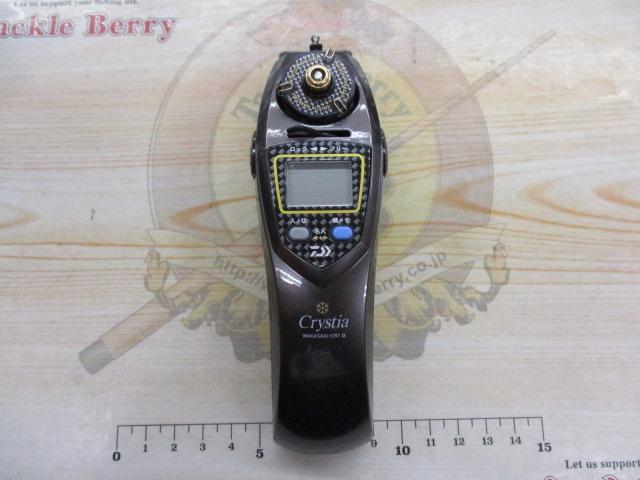 クリスティア ワカサギCRTα電動リール メタリックガンメタ