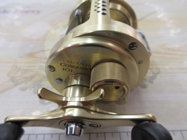 お値下げ‼️カルカッタコンクエスト101 シマノ 01 カルカッタ コンクエスト 101 左 SHIMANO CALCUTTA