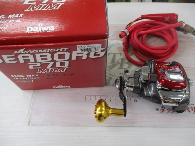 【美品】ダイワ 電動リール シーボーグ 270MM DAIWA】ダイワ『シーボーグ 270MM 右ハンドル ノブカスタム