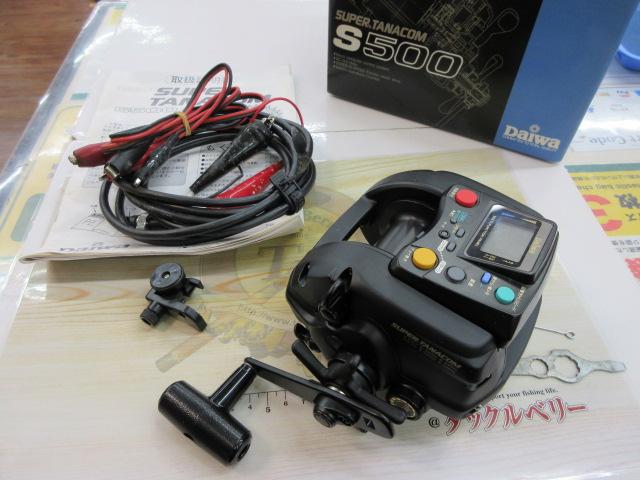 【動作確認済】DAIWA スーパータナコン S500 電動リール ライン付 Yahoo!オークション -「ダイワ スーパータナコン s500」の落札