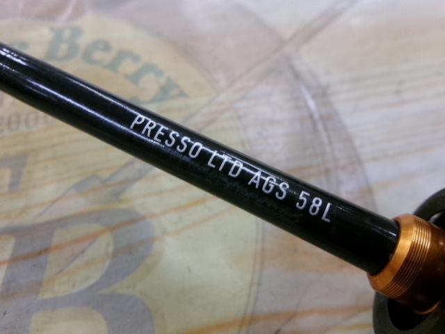 プレッソLTD AGS 58L Daiwa Presso Ltd Ags 58L Black Plastic Trout 58 Inch Fishing