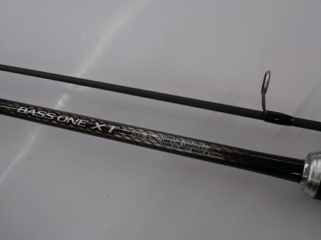 SHIMANO BASS ONE XT + 263L-2 バスワンxt 釣竿 シマノ バスワン XT+ 263L-2 (ロッド・釣竿) 価格比較 - 価格.com