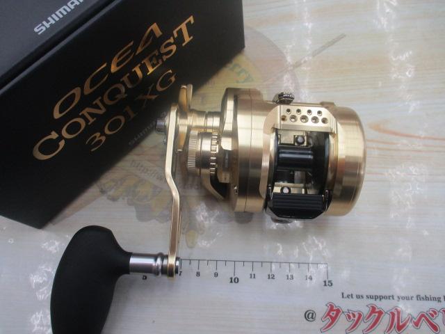 【極美品】22オシアコンクエスト301XG シマノ 22 オシアコンクエスト 300HG (右ハンドル) 2022年モデル
