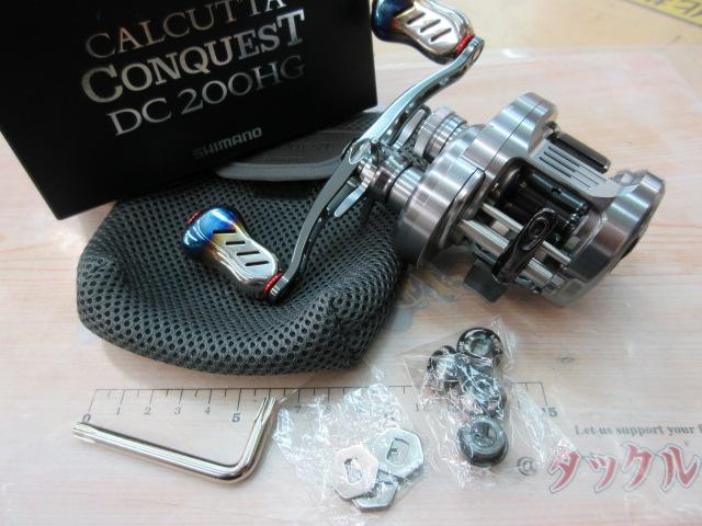 ほぼ未使用品 シマノ 20 カルカッタ コンクエスト カルコン DC 200HG 中古品】シマノ20 カルカッタコンクエスト DC 200HG