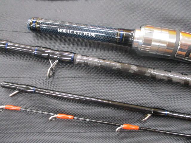 ダイワ mobile X 73 H-180 Daiwa Mobile X 73 MH-180 (Baitcasting 4 Piece)