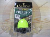 鬼掛ふかせウキトリプル-K2B(23g)14イエロー