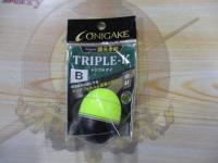 鬼掛ふかせウキトリプル-KB(23g)14イエロー