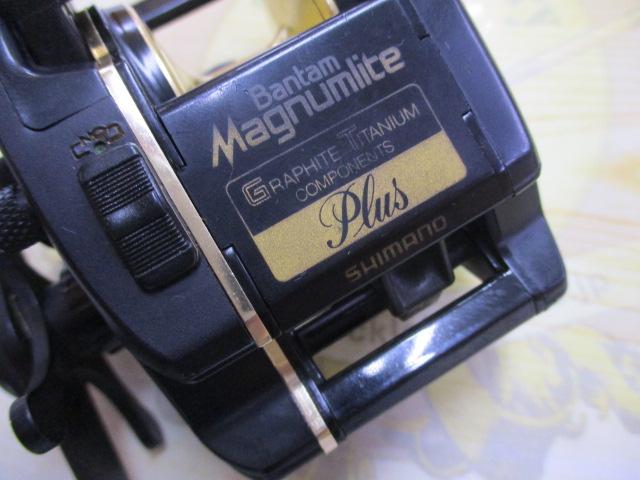 シマノ バンタム マグナムライト プラス 2000SG ヴィンテージ 中古 現状 シマノ バンタム マグナムライト プラス 2000SG ヴィンテージ