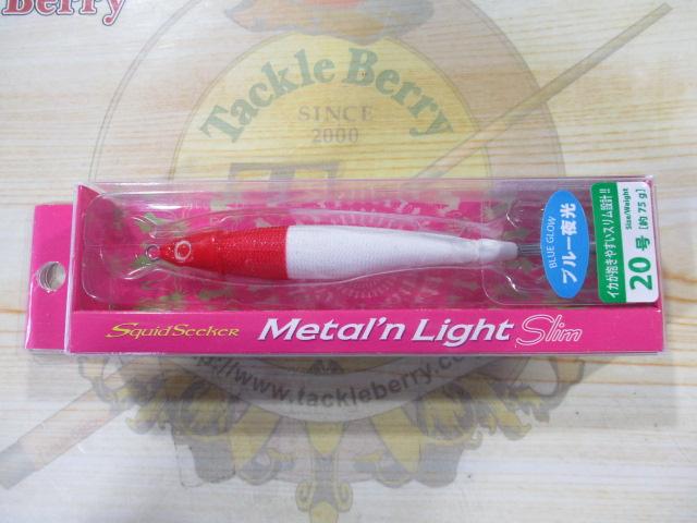 スクイッドシーカーメタリンライトスリム20号#01レッド/ホワイト