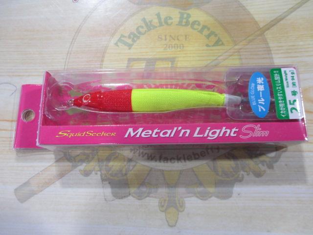 スクイッドシーカーメタリンライトスリム25号#14レッド/イエロー