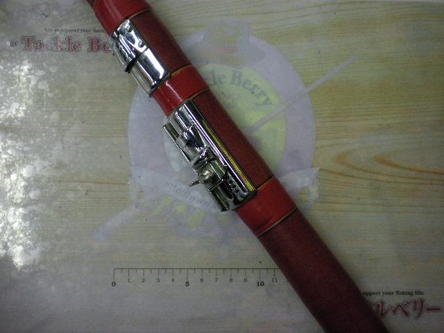 俊貞作槐巻槐金剛砂弁柄塗三本半継約5.48m