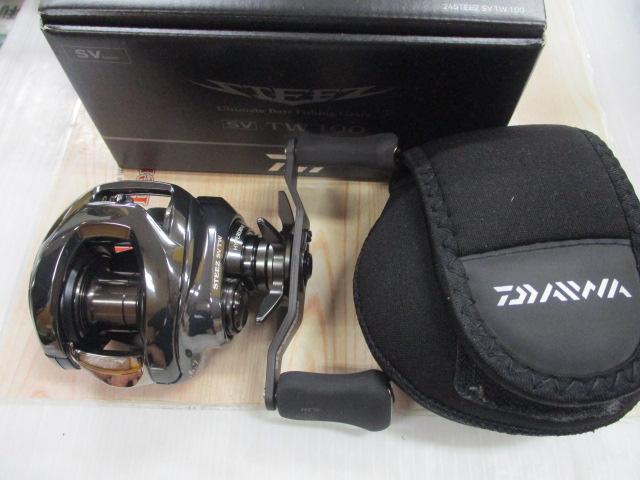 ダイワ ベイトリール 24スティーズ SV TW 100H(右): 釣具の
