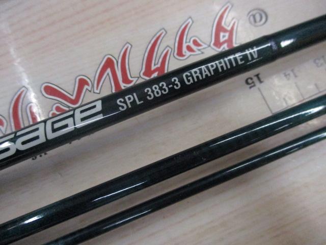 美品 SAGE セージ SPL 383-3 グラファイトIV ＃3 8'3”