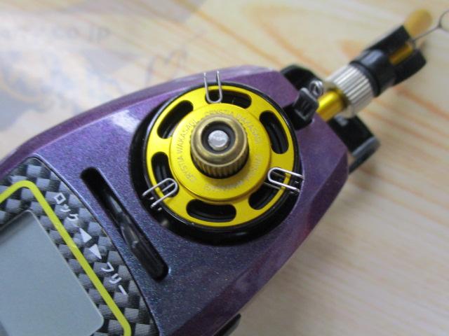 クリスティア ワカサギCRTR+電動リール メタルパープル