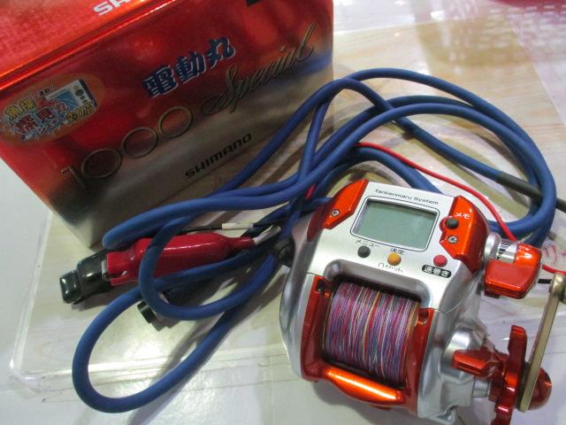 美品！シマノ電動丸1000SP シマノ電動リール 電動丸1000SP（バッテリー、他おまけ付き）