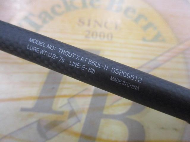 150枚 限定 大谷 トラウト 実使用ジャージ シリアルナンバー付 トラウトX AT 56UL・N｜＠ベリーネット 日本最大新品中古釣具WEB