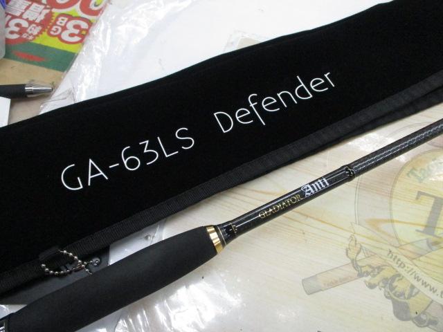 グラディエーターアンチ　GA-63LS Defender 本州送料無料！ レイドジャパン バスロッド グラディエーター アンチ GA-63LS