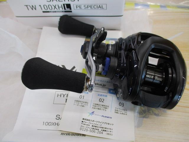 ダイワ 23ソルティスト TW100XHL PE SPECIAL 最終値引き❗ ダイワ ベイトリール 23ソルティスト TW 100XHL PE SPECIAL(左