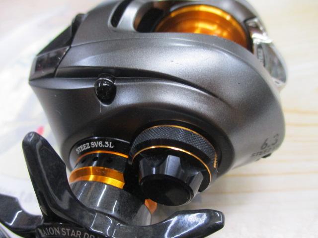 ダイワ　スティーズ　sv6.3l ベイトリール ブラック/オレンジ ダイワ スティーズ sv6.3l ベイトリール ブラック/オレンジ
